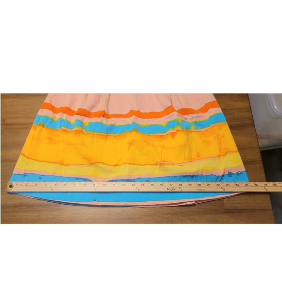Tracy Reese x Anthropologie Malibu Watercolor Pleated Dress Sz 0 GUC (28" Chest) - Picture 13 of 16